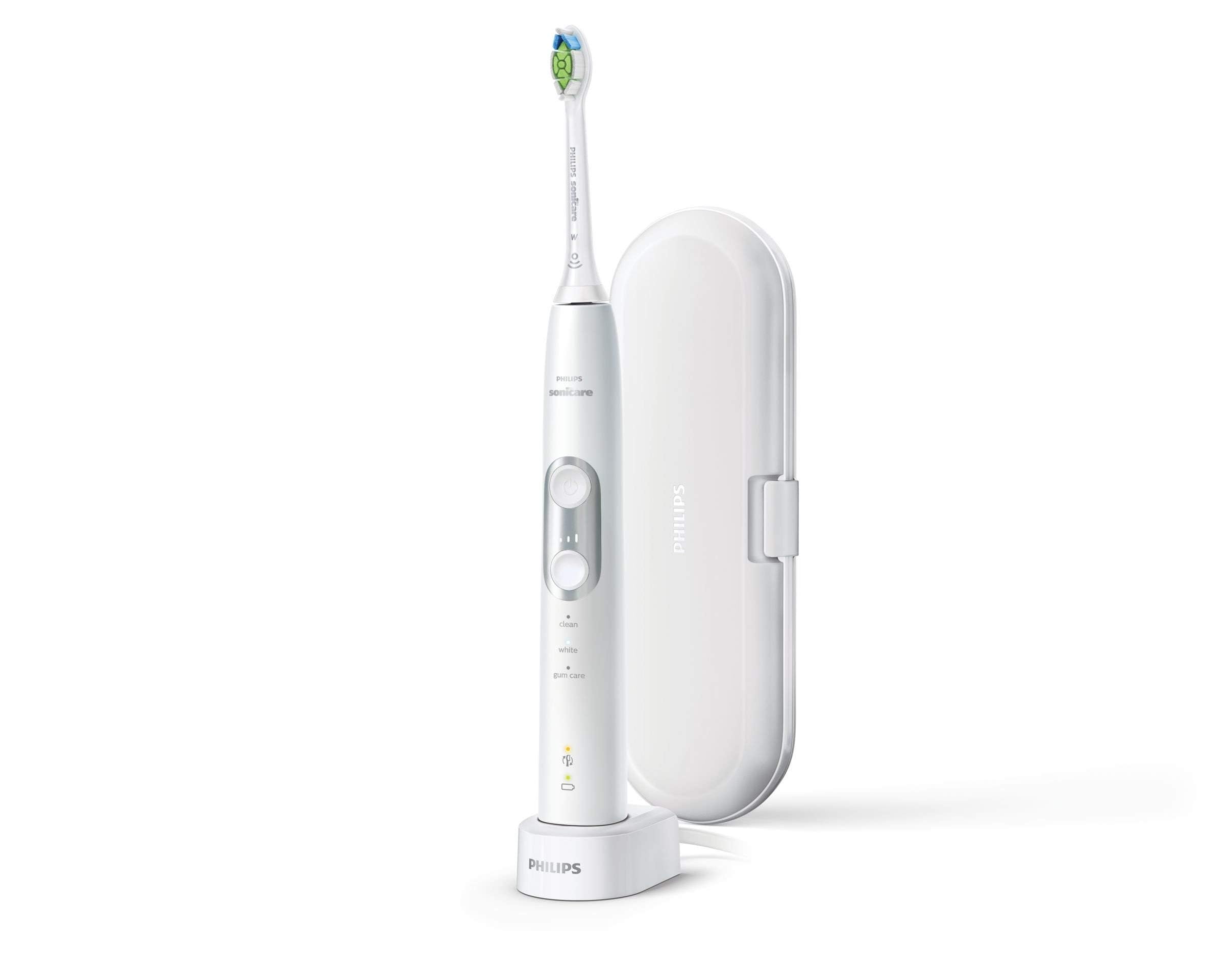 Philips Sonicare Protectiveclean 6100 Brosse à Dents Électrique avec Technologie Sonique (Modele Hx6877/28)