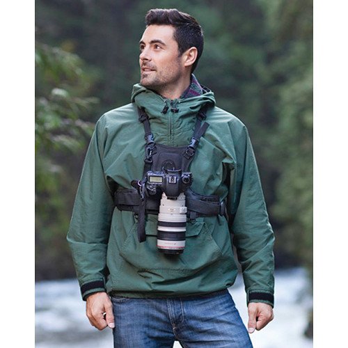 Photographer Vest Harness with LED Light for Dual Cameras, Sevenoak