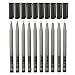 Leedemore Black Letmall Micro Fineliner, Waterproof Archival Ink Line Pens, Sketching, Drafting, Artist Illustration, Technical Drawing,Scrapbooking, 10PCS