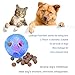 Rosmax Interactive Dog Toy, Best IQ Treat Dispensing Toy Ball for Small/Medium/Large Dogs Durable Chew Ball, Non-Toxic Rubber and Bouncy Dog Ball, Ball Shape Design Cleans Teeth
