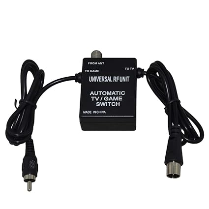 Gimax 3-in-1 Universal RF Unit Adapter Kabel Automatischer TV Game Switch für Super Nintendo für NES für SNES für SEGA Genesi