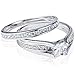 Princess Cut Wedding Engagement Ring, 925 Sterling Silver (sterling-silver, 9)