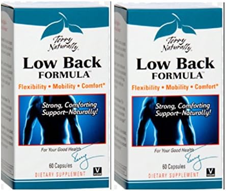 Terry Naturally EuroPharma Low Back Pain Formula, 60 Caps -2 Pack