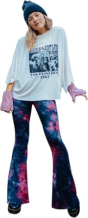 tie dye bell bottom pants