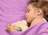 Clara Clark BRIGHT COLORED Complete Bed Sheet Set, Kids, Children, Teens, Boys and Girls Personal Microfiber Soft and Comfortable  - Full Size, Striking Purple Color