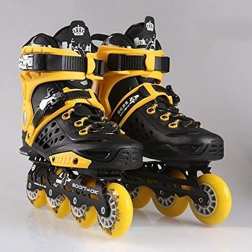 Nsjfkdd Professional Adults Speed Skate Shoes Roller Skates Women/Men Inline Skating Shoes PP Material ABEC-9 Bearing Unisex Adults Skating Shoes Professional (Size : 42)
