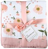 Muslin Toddler Blanket -Floral Print Bamboo