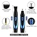 Nose Hair Trimmer for Men Women Battery Operated Ear Trimmers Electric Nasal Trimmer with Sturdy Sharp Stainless Steel Rotary Dual-Edge Blades System-Sideburns Trimmer Head Included by LUUKMONDE