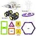 Augymer Magnetic Building Blocks Set, 87 Pcs Magnetic Construction Stacking Toys for Children Kids with Carry Box Letters and Numbers Toys