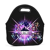 YRBZ For-tnite Waterproof Lunch Tote Bag Portable Picnic Lunch Box Food Container