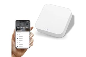 BRIGHTFUN Zigbee hub,3 in 1 WiFi 2.4G/Zigbee 3.0/Bluetooth 5.0/Mesh Gateway,Wireless Multimode Gateway,Smart Home Bridge Hub,Compatible with Alexa and Google Assistant