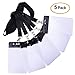 KUUQA Heavy Duty Name Badge Card Holder with Lanyard for Office and Exhibition 5 Pack