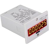 Electronic Counter AC/DC24V 6 Digits LED Digital Display Counter Relay | JDM11-6H No Voltage Counter