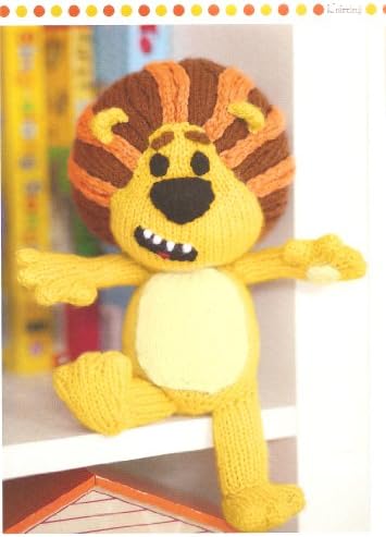 CBeebies Raa Raa the Noisy Lion Toy Knitting Pattern - Magazine Pull out -