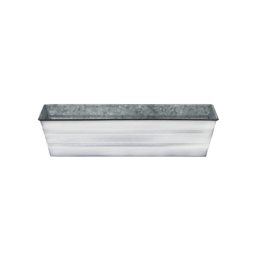 Achla Window Box, Metal, White, S