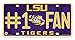 Rico NCAA #1 Fan Metal Auto Tag