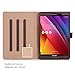 ProCase ASUS ZenPad S 8.0 Z580C Case (2015 ZenPad Z580C,Z580CA) with bonus stylus pen - Stand Cover Folio Case for ASUS ZenPad S 8.0 Z580C, Multiple Viewing angles, Document Card Pocket (Brown)