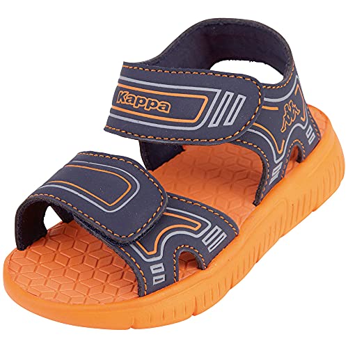 Kappa Sandales Kaleo K unisexes. - Bleu - Bleu marine/orange., 28 EU