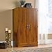 Sauder Harvest Mill Computer Armoire, Abbey Oak finish
