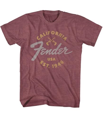 Amazon.com: Fender Since 1954 Stratocaster T-Shirt, Blue Smoke, XL