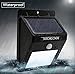 Outdoor Solar Powered Motion Sensor Lights MOKOQI 8 LED Wireless Waterproof Security Night Light with 2 Modes Motion Activated Auto On/Off for Patio Deck Yard Garden Driveway Outside Wall (4 PACK)