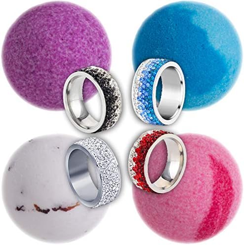 Bath Bomb with Ring Inside - Bath Bomb with Jewellery Inside - Bath Bomb with Surprise Inside - Bath Bombs For Women - Bath Bombs for Girls - Bath Bomb Gift Set - Luxury Bath Bombs (Ring Size 6.5)