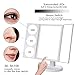 MAKARTT XLarge Lighted Big Makeup Mirror 3X/5X/10X Magnifying Trifold Vanity Mirror Best Gift for Women White