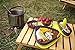 Light My Fire 6-Piece BPA-Free Lunch Kit with Plate, Bowl, Storage Boxes and Spork, Cyan