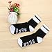 OVERMAL NEWS Fashion Socks Creative Women and Men's Letter Kntting Socks (Black2)