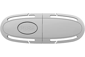 PLANTURECO Universal Child Car Seat Chest Harness Clip – Kids Seat Belt Adjuster & Anti Escape Buckle Guard, Child Safety Car Seat Belt Lock Clip, Toddler Seatbelt Locking Clip for Stroller & Booster (Gray)