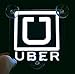 Uber Glow Driver Sign USB Decal Electroluminescence Lit (SUCTION CUPS) (2 DAYS DELIVERY)
