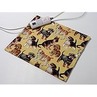 Heating Pad Cover Replacement for 12&rdquo; x 15&rdquo; Heating Pad ~ Heating Pad Cover ~ Cover Only ~ Real Photo Dog Print