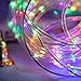 Lalapao Rope Lights 120 LED Solar Powered String Lights Christmas Fairy Decor Light with 8 Modes for Xmas Outdoor Indoor Tree Garden Patio Lawn Holiday Bedroom Wedding (Multi Color)