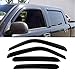 Mifeier 4pc Outside Mount Sun/Rain Guards Window Visor Compatible with 01-06 Chevy Silverado/GMC Yukon/Cadillac Crew Cab Wind Deflector 94355