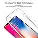 Humixx Transparent Case for iPhone X Only, Thin Sleek Fully Protective Matt Finish Hard Case Cover for iPhone X