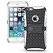iPhone 6 Plus Case, iPhone 6 Plus or 6S Plus Armor Cases 6 Plus Tough Rugged Shockproof Armorbox Dual Layer Hybrid Hard or Soft Slim Protective Case by Cable and Case by White Armor Case