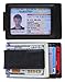 Money Clip, Front Pocket Wallet, Leather RFID Blocking Strong Magnet thin Wallet (one size, Crosshatch Black)
