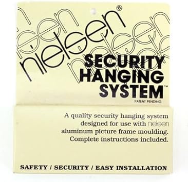 Nielsen Metal Picture Frame Security Hanging System Amazon Com