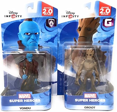 Disney Infinity: Marvel Super Heroes (2.0 Edition) Groot & Yondu Figures Guardians Of The Galaxy - Not Machine Specific