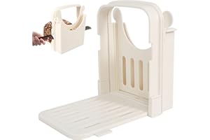 Bread Slicer, Foldable Bread Slicer Guide Plastic Bread Cutting Adjustable Toast Loaf Slicing Machine, Toast Slicer Sandwich 