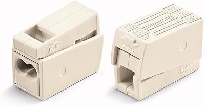 WAGO 224-112 Terminal Block 1 Way 300V 20A Grey 25 Pieces 18-16 AWG