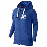Nike Women's Sportswear Gym Vintage Hoodie (Game Royal, Small)