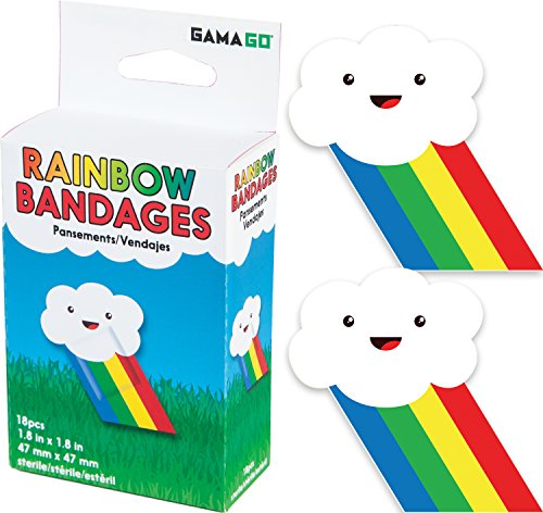 Gamago Bandages, Rainbow, 0.1 Pound