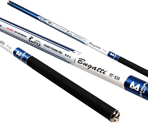 GUAITAI Delicate 3.6-7.2m Blue Power Fishing Rods Carbon Sream Hand Pole Telescopic Rods (Blue / 3.6m)