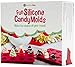 StarPack Premium Silicone Christmas Candy Molds (3 Pack) High Heat Resistant to 600°F, Perfect for Holiday Candies, Chocolates, Soap, Gummies, and Ice