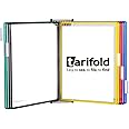 Tarifold DJOIS Wall Mount Reference System - Durable Steel Wire Frames - Letter-Size -10 Double-Sided Display Pockets - 20 Sheet Capacity - Adjustable Tabs - Made in France - Assorted Colors