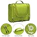 bago Travel Toiletry Bag for Women and Men - Large Waterproof Hanging Large Toiletry Bag for Bathroom and Makeup Bag for Toiletries Organizer -Travel Makeup Bag (Green)