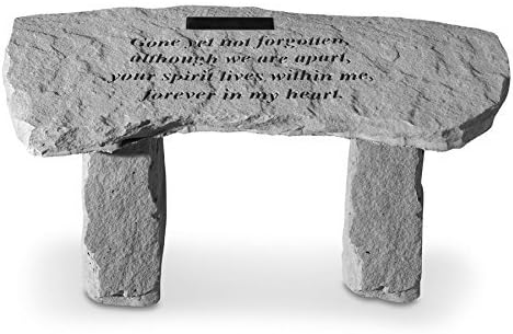 Personalized Memorial Bench: Gone Yet Not Forgotten