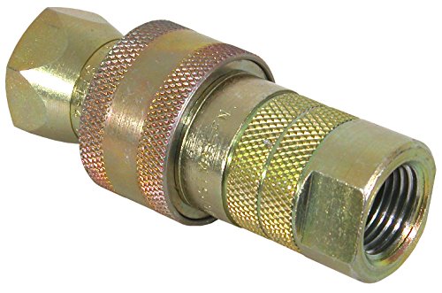 Buyers Products B40005 Hydraulic Sleeve-Type Quick Coupler, 3/4 NPTF, Single-Ac…