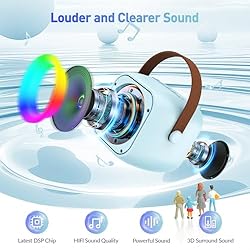 Karaoke Machine, Portable Bluetooth Speaker with 2